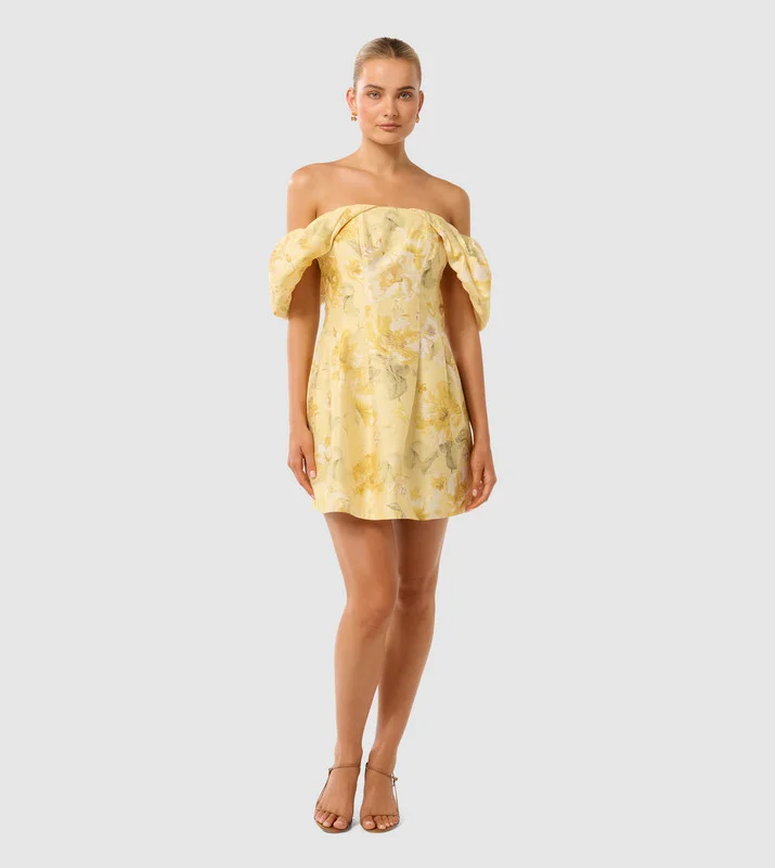 JACQUIE Off Shoulder Mini Dress